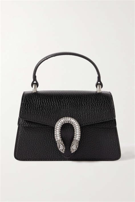 Gucci Dionysus Mini Embellished Textured Leather Tote Net A Porter