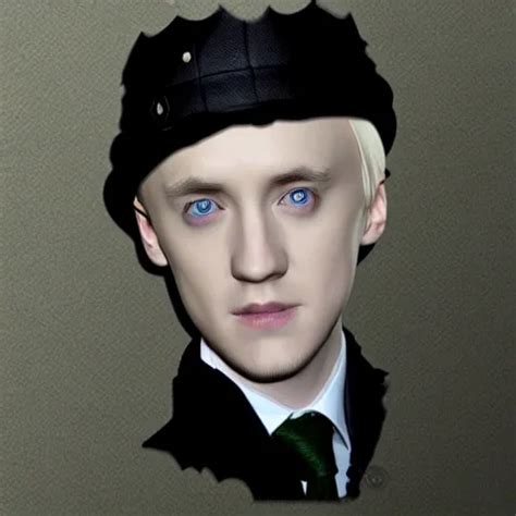 Draco Malfoy Lencery Realistic Draw 3d Arthub Ai