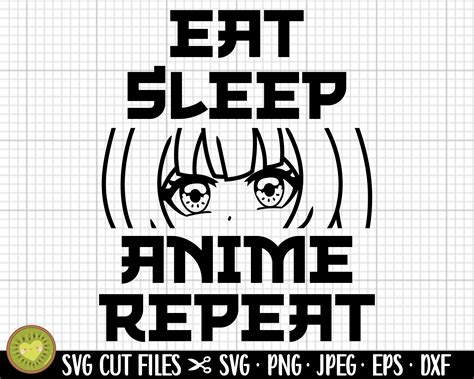 Anime Svg Anime Girl Svg Anime Svg Cricut File For Shirt Anime Png