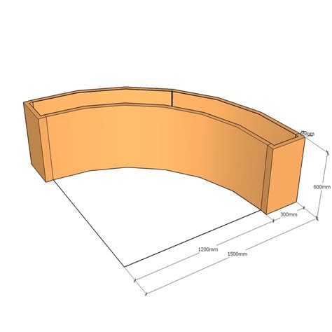 How To Quarter Circle Planters Cor Ten Steel UK