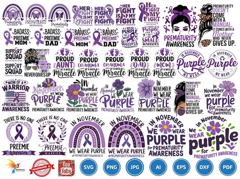 Prematurity Awareness Svg Png Bundle Prematurity Svg In November We