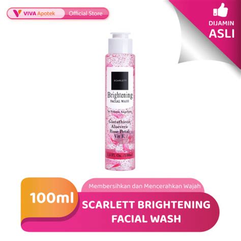 Scarlett Brightening Facial Wash Ml