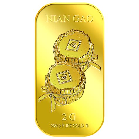 2g Nian Gao Gold Bar Buy Gold Silver In Singapore Buy Silver