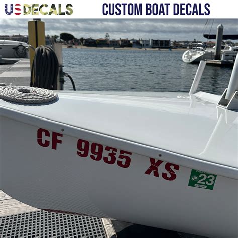 Custom Boat Lettering Decal Stickers – US Decals