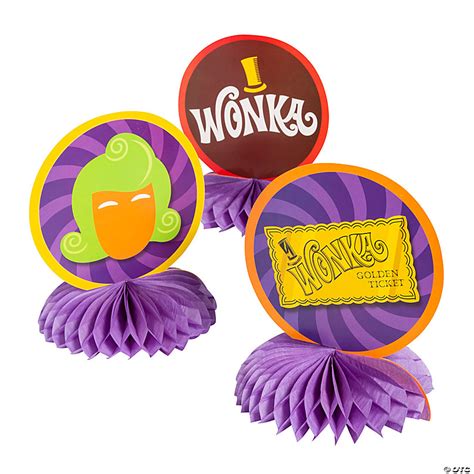 Willy Wonka And The Chocolate Factory™ Centerpieces 3 Pc Oriental