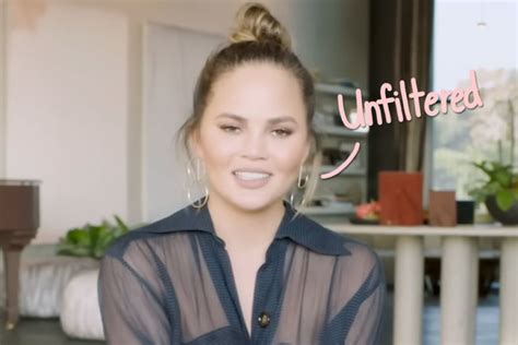 Chrissy Teigen Points Out Her ‘boob Lift Scars In Sheer Oscars Party