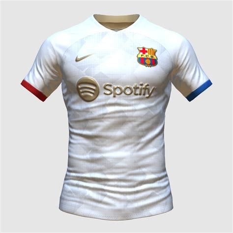 Fc barcelona white 1975 fantasy kit - FIFA 23 Kit Creator Showcase