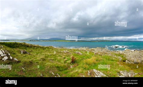 Rugged Coastline Of The Isle Of Man Near The Airport Stock Photo Alamy