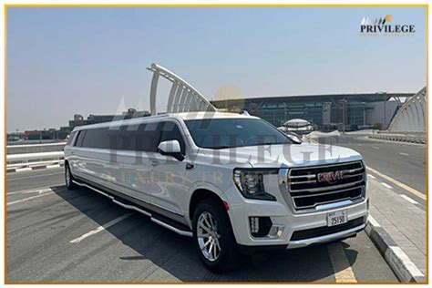 GMC Yukon Limousine Chauffeur Driven Car In Dubai UAE