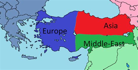 How Turkey is divided along the continents : r/mapporncirclejerk