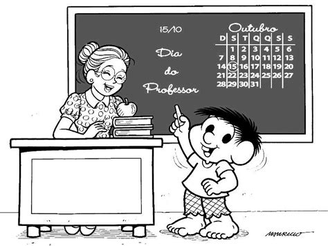 Desenho Dia Do Professor - 26 Desenhos do Dia dos Professores para colorir - Educação Infantil ...