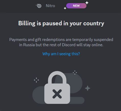 love it when discord advertises nitro features and doesn't allow me to buy nitro to use them : r ...