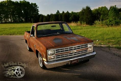 Lsx Slammed Squarebody Silverado Chevy C Hot Rat Street Rod Patina