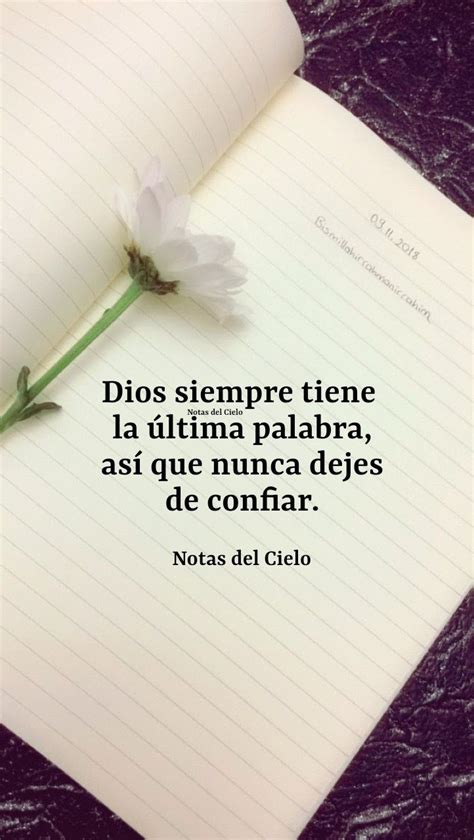 Pin De Conf A En Dios En Notas Del Cielo Frases Espirituales Frases