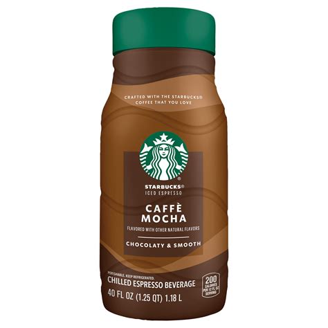 Buy Starbucks Iced Espresso Caffe Mocha Premium Iced Coffee Drink 40 Oz Bottle Online At