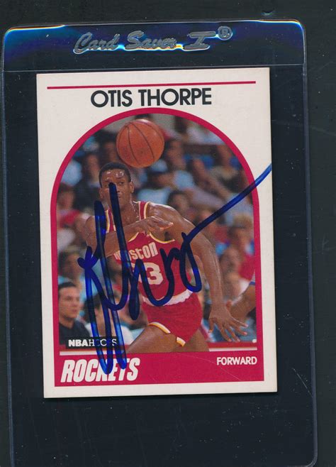 1991 Fleer Ultra 265 Otis Thorpe Rockets Signed Auto D9581 EBay