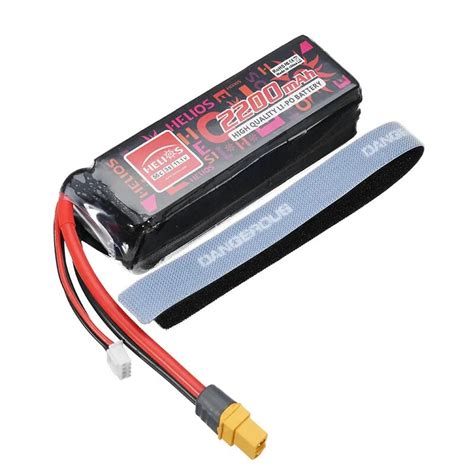 High Quality Helios 11 1V 2200mAh 3S 55C XT60 Plug Rechargeable Lipo