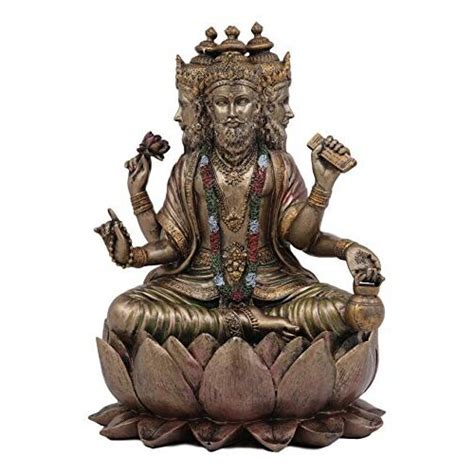 Ebros Supreme Cosmic Soul Hindu Deity Brahma Statue Brahman Four Faced