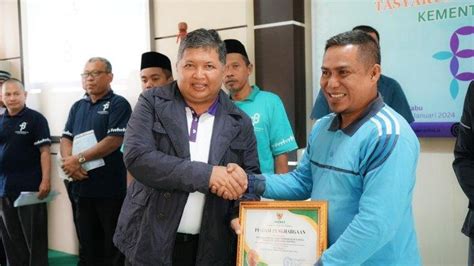 Balitbangpeda Anambas Raih Penghargaan Pengumpulan Zakat Dari Baznas