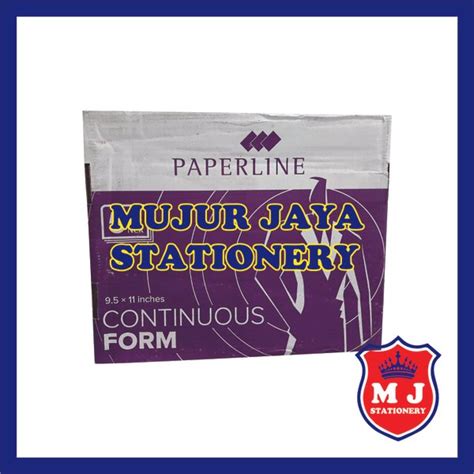 Jual Continuous Form K Prs Paperline Mjs Di Lapak Mujur Jaya