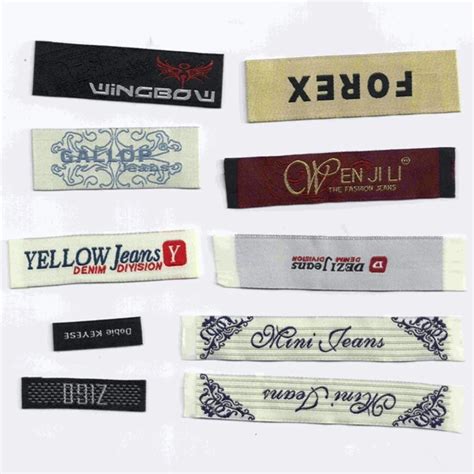 Diy print satin custom garment labels tags woven clothing labels ...