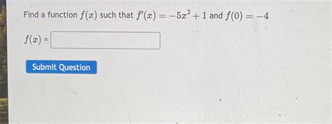 Solved Find A Function F X Such That F X X And Chegg