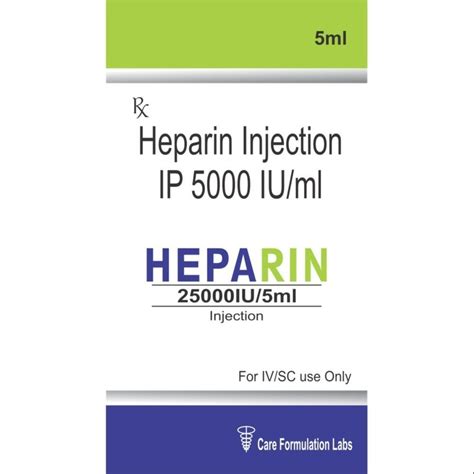 Heparin Sodium Injection Strength Iu At Rs Piece In New