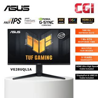 Asus Vg Uql A Ips K Uhd Hz Ms Freesync Gsync Tuf Gaming