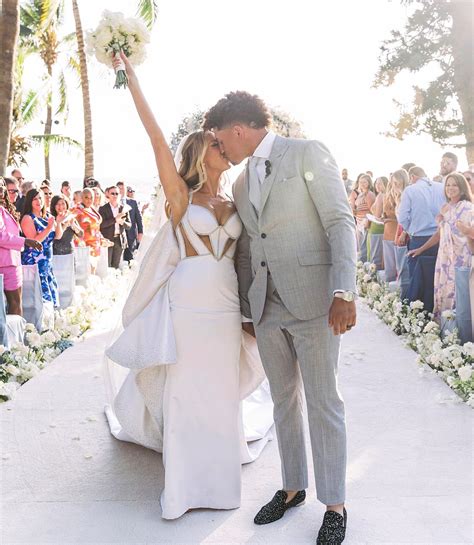 Brittany Matthews Wears Sexy Versace Wedding Dress To Marry Patrick