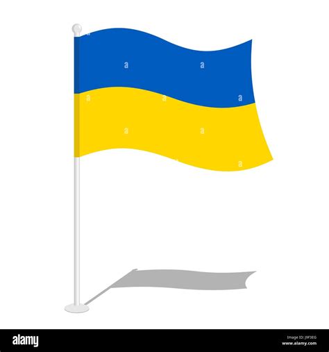 Ukraine Flag Official National Mark Of Ukrainian Republic Traditional