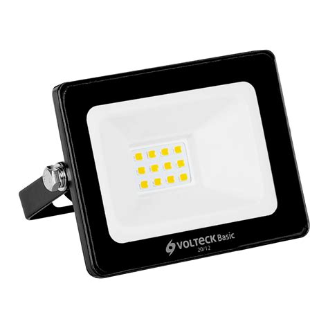 Reflector ultra delgado LED 10 W luz de día Volteck Basic