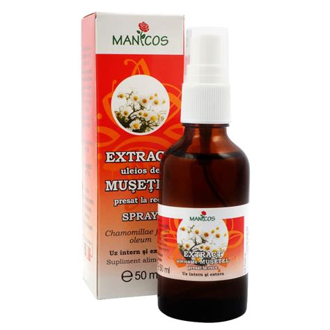 Extract Uleios De Musetel Presat La Rece Spray Ml Manicos Dr Max