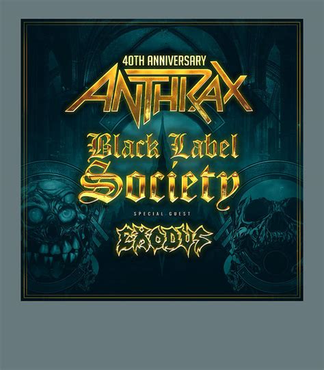 Anthrax And Black Label Societys North American Tour Digital Art