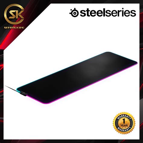 Steelseries Qck Prism Cloth Xl Rgb Gaming Mouse Pad Shopee