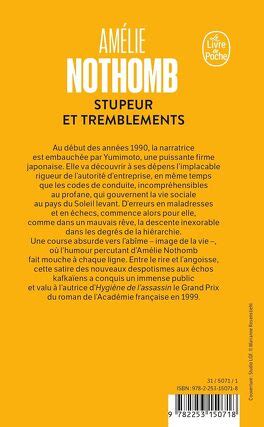 Couvertures Images Et Illustrations De Stupeur Et Tremblements De