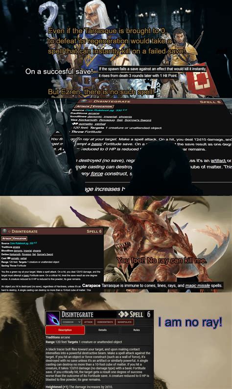 Remaster Tarrasque loophole : r/Pathfinder2e