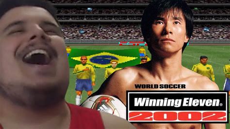 O MELHOR JOGO DE FUTEBOL DE TODOS OS TEMPOS WINNING ELEVEN 2002