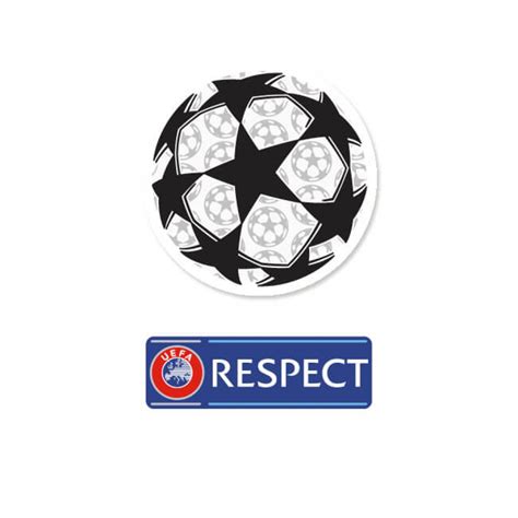 Uefa Champions League Iron On Soccer Patch And Respect Iron On Patch