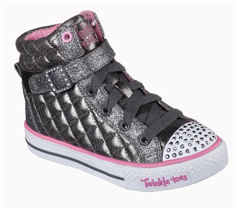 Skechers Toddler Girls Twinkle Toes Shuffles Sweetheart Sole Light Up