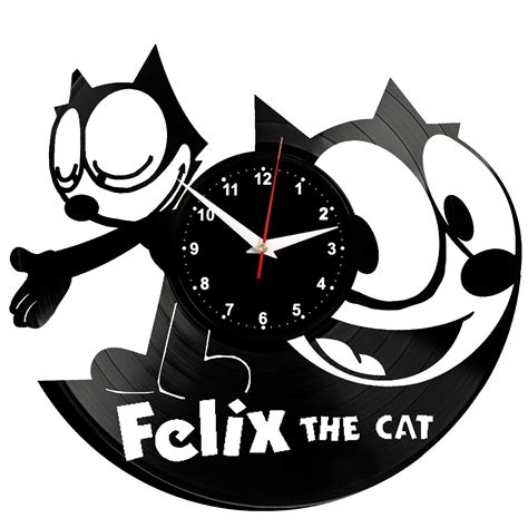 Buy EVEVO Felix The Cat Wall Clock Vinyl Record Vinyl Clock Felix The ...