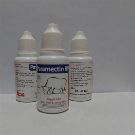 Jual Paramectin Rv Anti Ekto Dan Endoparasit Ampuh Mengatasi Scabies