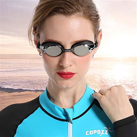 COPOZZ Competitive Swim Goggles 3912 Shatterproof Swimming Reflective