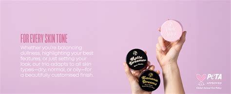 Amazon W7 Loose Face Powder Trio 3 Piece Set Banana Nude Pink Toned Powders Ultra