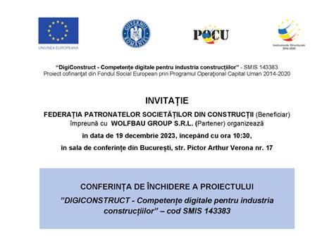 DigiConstruct Programe de Formare a Competențelor Digitale pentru 301