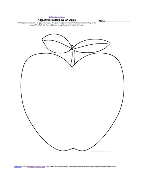 A For Apple Worksheet Printable - Printable Worksheets