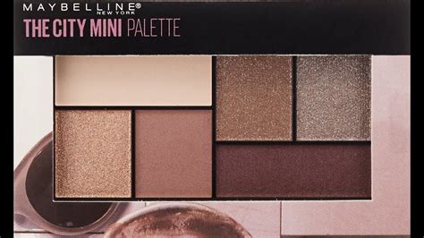 Maybelline New York Makeup The City Mini Eyeshadow Palette YouTube