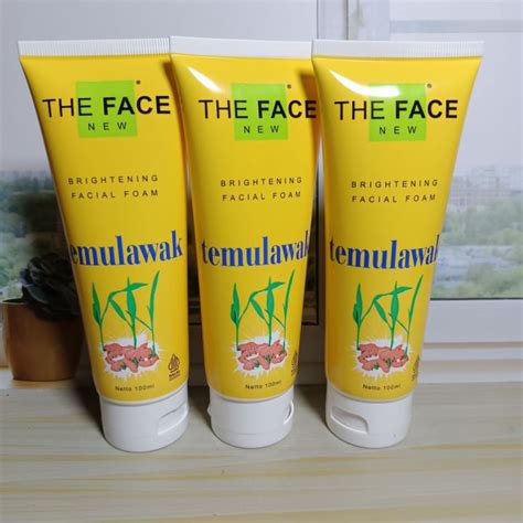 Facial Foam Temulawak The Face Original BPOM Lazada Indonesia