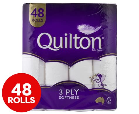 Quilton 3 Ply Toilet Paper Rolls 48pk Nz