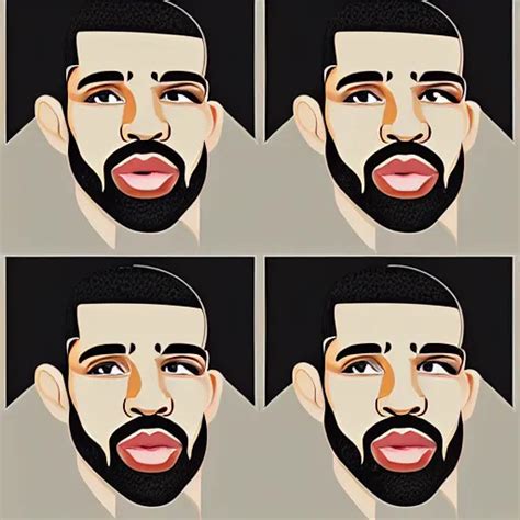 Drake In The Style Of Vector Art Stable Diffusion Openart