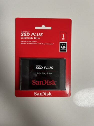 Sandisk Ssd Plus 1tb 25 Inch Sata Iii Internal Sdssda 1t00 G27 Ssd New Ebay